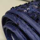 28.3 Inch Christmas Tree Collar Navy Blue Sequin Xmas Tree Collar Large Sparkly Christmas Tree Ring Personalized Tree Stand Collar Christmas Tree Basket Collar for Christmas Eve Party Decor