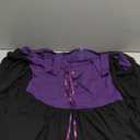 Women's Gothic Punk Dress Cold Shoulder Butterfly Sleeve Christmas Cosplay Party Dress Size L