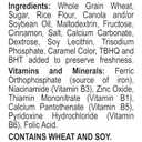 2 x Malt-O-Meal Cinnamon Toasters Breakfast Cereal, Oven-Puffed Cinnamon Cereal Squares, Large Cereal for Family, 33 OZ Resealable Cereal Bag (4.13 Ounce (Pack of 8))