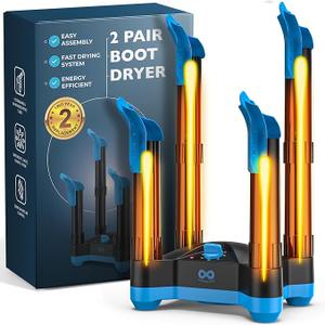 Everlasting Comfort Boot Dryer for Work Boots – Easy-to-Use Boot Warmer & Shoe Dryer, Energy-Efficient Electric Fanless Design to Reduce Odor, Fast Drying for Sneakers (2 Pair)