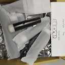 JERRAY 6Pcs DMX Wireless 5 Female Receivers &1 Male Transmitter Control 2.4G Dfi DJ Short version for Led Stage PAR Party Light (Black)