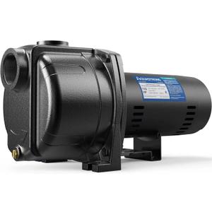 AQUASTRONG 1.5 HP Shallow Well Jet/Centrifugal Pump, 4250 GPH, 115/230V, Durable Cast Iron Booster Pump for Lawn Sprinkler, Garden Irrigation
