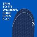 Dr. Scholl's Float-On-Air Comfort Insoles, Women, 1 Pair, Full Length (Dark Blue)