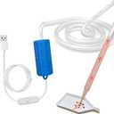 Electric Diamond Art Pen Kit - USB-PoweredButton Knob Vacuum Tool for Rhinestones, No Wax Needed! Ergonomic Design with Auto-Suction for Adults/Kids Crafting Accessories (Blue)