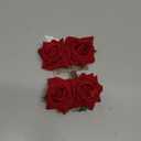 Bememo 2 Pack Women Rose Flower Hair Clip Rose Side Combs Flamenco Flowers Day of The Dead Costumes Mexican Hair Accessories for Wedding Party Mother's Day(Red)