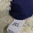 Syhood 2 Pieces Dog Jacket 2 Layers Fleece Lined Dog Jacket Warm Soft Windproof Small Pet Coat for Winter Cold Weather (3X-L,Navy,Red)