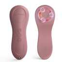 Momcozy Rolling Lactation Massager with Heat, 3-in-1 Real-Like Massage for Relieve Clogged Ducts, Breast Massager Warming for Breastfeeding, Improve Milk Flow, Dusty Rose (Red)