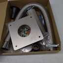 2025 Upgraded Generator Exhaust Silencer Kit Stainless Steel Muffler with Insulated Through-Wall Mounting Plate - Universal Adapters for Most Portable Generators - Efficient Noise Reduction