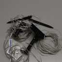 Solar String Lights Outdoor Waterproof, Total 66FT 200 LED Solar Twinkle Lights for Outside Clear Wire, 8 Modes Solar Christmas Lights for Garden Camping Tree Decorations, Cool White