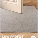 Color&Geometry Ultra Thin Indoor Door Mat, (FOLD) 24"x36", Light Brown Linen
