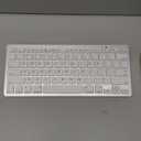 SPARIN Wireless Bluetooth Keyboard and Mouse for iPad (A16) 11th 10th Generation, iPad Air (13/11 inch), iPad Pro 13/12.9/11 inch, iPad 9th 8th Gen, iPad Mini 7th -8.3 inch, Above iOS13- Silver White