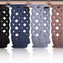 Slim Silicone Bands Compatible with Apple Watch Band 40mm 38mm 41mm 44mm 45mm 46mm 42mm Women Floral Breathable Braided Lace Thin Sport Strap Replacement Wristbands for iWatch SE Series 11 10 9 8 7 6 5 4 3 ultra 2