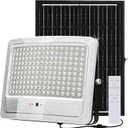 6000W Solar Flood Lights Outdoor , Solar Powered Outside Street Light Dusk to Dawn Waterproof Security Commercial Lighting with 16.4ft Cables and Motion Sensor for Yard,Garage,Swimming Pool,Pathway