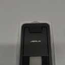 JSAUX Cell Phone Stand, Foldable Aluminum Adjustable Phone Holder for Desk Portable Travel Essentials Office Accessories for iPhone 17 16 15 14 13 Pro Max Samsung S25 S24 S23 Ultra Kindle-Black