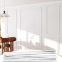 Peel and Stick Wall Molding Kit Set of 6 Frames, Premade Wainscoting Panels for Interior Wall Decor, Molding Trim for Living Room Bedroom Corridor Home Accent Walls Panel