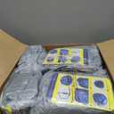 Realspring Inflatable Bean Bag Chairs Outdoor Blow up Camping Chairs Inflatable Lazy Sofa Folding Portable Bean Bag Loungers Couch for Movie Night (Dark Gray, 6 Pcs)