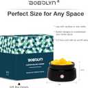 Electric Candle Warmer Ceramic Wax Melt Warmer Burner 3-in-1 Candle Warmer Plate for Scented Wax Jars Home Decor Fragrance Melter Birthday Gifts for Women Mom