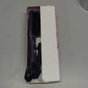 LANDOT Mini Hair Straightener Brush - Ionic Heated Straightening Brush for Frizz-Free & Smooth Styling, Compact Lightweight Dual Voltage Travel Flat Iron Comb for Medium Short Hair, Black