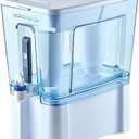 ZeroWater 52-Cup Ready-Read 5-Stage Water Filter Pitcher Dispenser with 5-Stage 0 TDS Zero Water Filter – IAPMO Certified to Reduce Metals, Chlorine, Lead, Chromium, and Forever Chemicals PFOA/PFOS