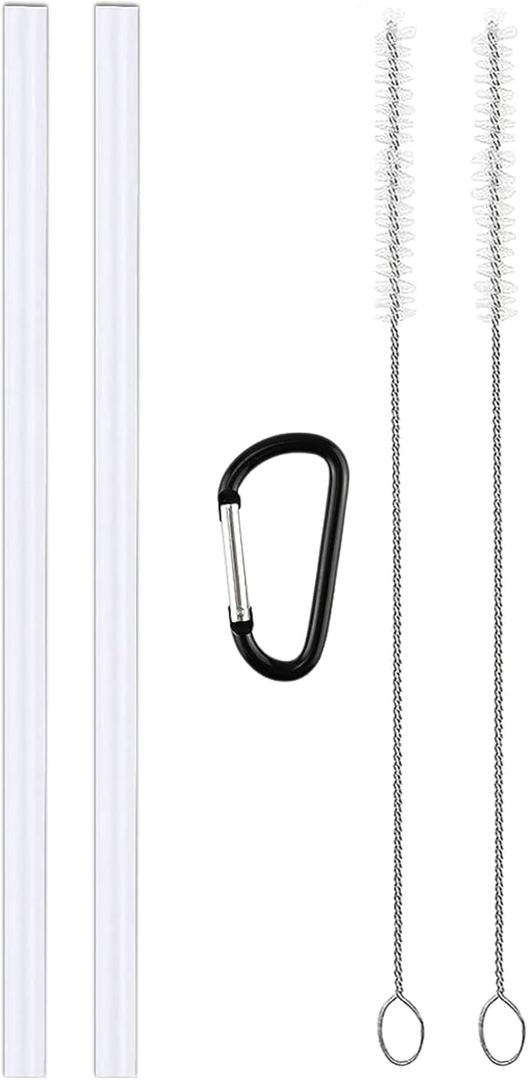 HiVisible 2 Hydroflask Straw Replacement Hydro Flask Straw Replacement Straw for Hydroflask 32 oz 40 oz 64 oz (2 Hydroflask Straws)