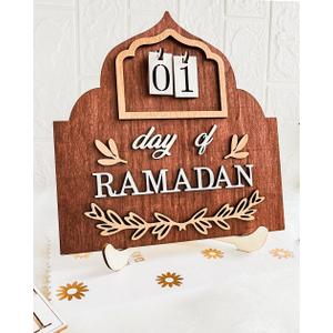 OLEEK Ramadan countdown calendar - Ramadan decorations for home 2026 - Ramdan calendar for kids - Ramadans gifts for kids - ramadan calendar 2026 - ramadan advent calendar -