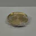 6 Pcs 5.5 Inch Circular Trinket Tray, Gold Stainless Steel, for Serving Trays Towel Storage Dish Plate Tea Fruit Trays Jewelry Plate Decorative Storage Tray (5.5 Inch, Gold)