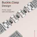 Minyee Compatible with Samsung Galaxy Watch 7 6 5 4 FE 40mm 44mm/Watch 6 Classic 43mm 47mm/Watch 5 Pro 45mm Bands Women, 20mm Dressy Stainless Steel Metal Gold Chain Strap Mermaid Designer Wristband