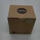 Elegant Black Ceramic Vase - Modern Minimalist Home Decor Vase, Centerpiece for Living Room, Dining Table, Office - 11.6 Inches Tall, Handcrafted Pottery for Farmhouse, Boho, Contemporary Style White