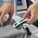Luggage Scale, 110lb Luggage Weight Scale with 4 Unit Switching Functions&LED Display, Luggage Scale Travel Digital for Weighing Luggage, Backpacks, Packages and Markets