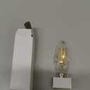 Spring Memory 12 Pack E12 Dimmable 60W Equivalent LED Chandelier Light Bulbs, 4.5W Clear 2700K Soft Warm White 500LM B11 Vintage Filament Candle Light