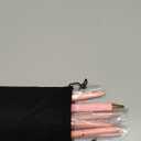 Janmini 9 Pcs Ballpoint Pens Set Metal Crystal Diamond Glitter Pens for Journaling Black Ink Pretty Cute Things Fancy Stationery Gifts for Women Girls Birthday Home Office Desk(Light Pink)