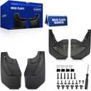 JC Whitney JFBAJCWSG00096 Set of 4 Front and Rear Mud Flaps Splash Guards - Compatible with Lexus GX550 2024-2026