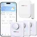 WiFi Water Leak Detector, Hub & Water Leak Sensor 3 Pack, Wireless Siren Alarm & Email & APP Push Notification, Floating Remote Water Leakage Sensors for Basement, Kitchen, Sink, Bathroom, Laundry