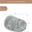 Bits and Pieces - Hide-A-Key Stone Safe Gadget - Fake Rock Spare Key Hider - Weather Resistant Yard Decorations - Decorative Garden Stones