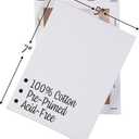 iDIY Stretched Canvas Board 5 x 7 (Set of 12) 5/8" - Classic White Blank, Pre Primed for Oils or Acrylics, 100% Cotton, Acid Free - Professional Grade for Painting or Art Project, Craft, Mixed Media
