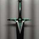 Fort Carbon Steel SAO Sword - Real Metal Handmade Cosplay Kirito Sword - Dark Repulsor/Black Elucidator/Blue Rose