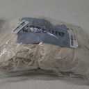 Smiry Waterproof Seat Covers for Dining Room Chairs Set of 6, Stretch Jacquard Removable Washable Chair Seat Slipcovers Protector, No Rear Covers, Beige