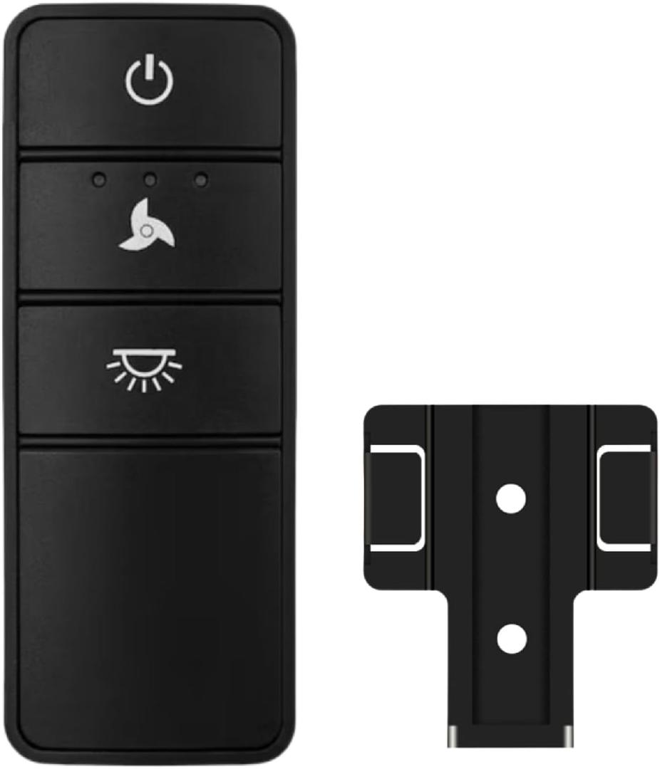 Ceiling Fan Remote Control Replacement for Hampton Bay,Replace for KUJCE10318, KUJCE10316,TR220A, 98130, Light Dimmer with 3-Speeds, 304.25MHz (Remote Only)