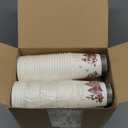 Sinmoe 400 Pcs Winter Dinnerware Set Disposable Winter Plates and Napkins Set Serve 50 Christmas Paper Dinner Plates Napkins Cup Christmas Party Supplies for Holiday(Red, Green,Xmas Tree)