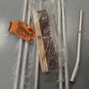 Leaf Roof Brush and Roof Rake, 21 Ft Adjustable Length Roof Cleaning Tool, Remove Roof Leaves Safely, with Natural Brush Head, Lightweight, Easy to Use & Store