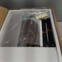 Rattan Nightstand,Farmhouse Bedside Table with 2 Storage Drawer and Open Wood Shelf, for Bedroom and Small Spaces,Night Stand with Solid Wood Legs (Walnut Brown)