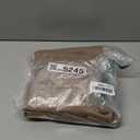 ChrisDowa Small Window Curtains for Kitchen and Bedroom - Grommet Short Thermal Insulated Room Darkening Curtains (2 Panels, Cappuccino, 42 x 36 Inch)