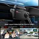 IIWEY 4G LTE Dash Cam with Live-Streaming, Anti-Theft Car Security Camera, Instant Alert via App, Cloud & SD Storage, 2K+1080P Front Inside, No Screen, IR Night Vision, 24/7 Parking Mode, GPS, OBD