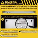 IBENZER Compatible with MacBook Pro 13 Inch Case M2 M1 2026 2025 2024 2023 2022 A2338 A2289 A2251 A2159 A1989 A1706 A1708, Hard Shell Case & Keyboard Cover for Mac Pro 13, Crystal Clear, T13CYCL+1A