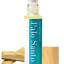 Palo Santo All Natural Pure Essential Oil Perfume Roll On with Organic Pure Jojoba Oil, Spiritual Well-Being, Small-Batch, Handmade in California