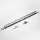 Linear Shower Drain 60" Brushed 304 Stainless Steel | with Drain Grate | Fast Drainage | Stainless Floor Drain Grate | Hair Strainer | Drain Key | The Upgrade for Your Bathroom (60 Inch)