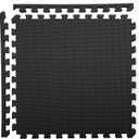 Flooring Inc's Puzzle Exercise Mats, EVA Foam Interlocking Floor Mats for Protective, Cushioned Workout Flooring for Home and Gym Equipment, Multiple Sizes & Colors (1" Thick, Black)
