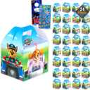Paw Patrol Treat Boxes Set for Celebrations - Bundle with 24 Favor Boxes for Birthdays, Prizes, Plus Stickers, More | Paw Patrol Party Favors for Boys, Girls
