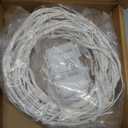 Fudios Lighted Birch Garland Battery Operated with 8 Functions 48 LED Warm White and Multi Color Lights 6FT,Pre Lit White Vine Garland for Fireplace Mantle Christmas Holiday Decor Indoor Outdoor use