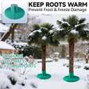2 Pack Palm Tree Root Protectors, Winter Tree Root Covers with Ground Stakes, Tree Wrap Frost Guard for Palm, Fruit & Outdoor Plants Winter Protection